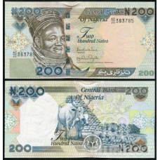 Nigeria Нігерія - 200 Naira 2007 UNC