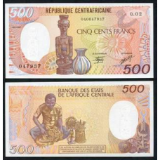 ЦАР Центральна Африка / Central African Republic 500 Francs 1987 Pick 14c UNC