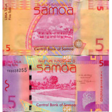 Самоа / Samoa 5 tala 2017 Pick 38 UNC
