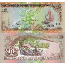 Мальдіви / Maldives 10 ruffyaa 2006 Pick 19b UNC