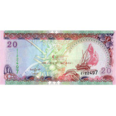 Мальдіви / Maldives 20 rufiyaa 2008 UNC
