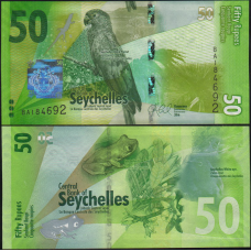 Сейшельські острови ( Сейшели ) 50 рупій 2016 UNC