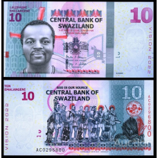 Свазіленд / Swaziland 10 Emalangeni 2014 UNC