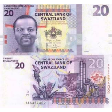 Свазіленд / Swaziland 20 emalangeni 2010 P 37 UNC