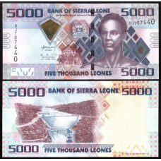Sierra Leone / Сьєрра-Леоне - 5000 Leones 2010 - 2013 UNC
