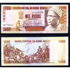 Гвінея-Біссау/Guin-Bissau 1000 Pesos 1993 P13b UNC