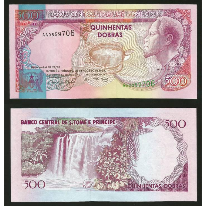 Сан - Томе і Прінсіпі 500 dobras 1993 Pick 63 UNC Сан - Томе і Прінсіпі 500 dobras 1993 Pick 63 UNC