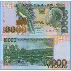 Сан - Томе і Прінсіпі 10000 dobras 2013 Pick 66b UNC
