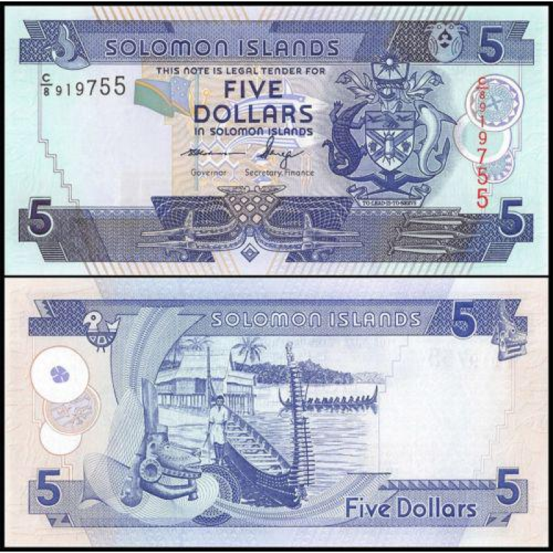 Соломонові о-ва Solomon 5 dollars 2006 p26 і їхати UNC Соломонові о-ва Solomon 5 dollars 2006 p26 і їхати UNC