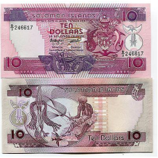 Соломонові о - ви/ Solomon 10 dollars 2006 P UNC