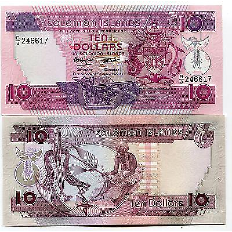 Соломонові о - ви/ Solomon 10 dollars 2006 P UNC Соломонові о - ви/ Solomon 10 dollars 2006 P UNC