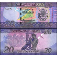 Solomon Islands Соломонові О-ва Соломоны - 20 Dollars 2016 2017 UNC