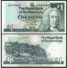 Шотландія / Scotland 1 Pound 2016 Pick 351e UNC