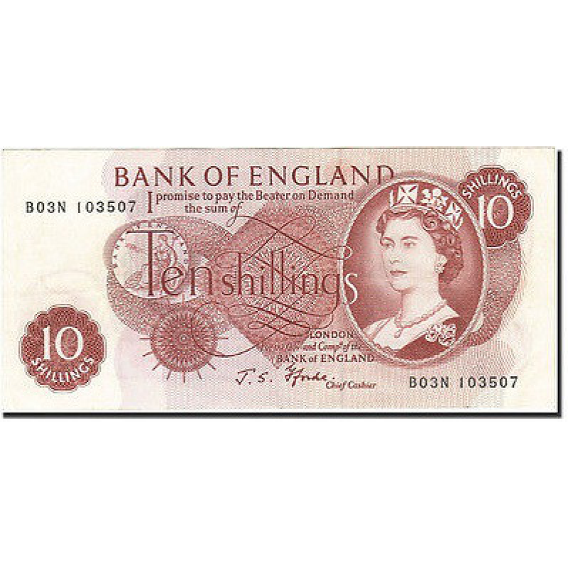 Великобританія/Great Britain 10 shillings (1960-1964) Pick 373 Великобританія/Great Britain 10 shillings (1960-1964) Pick 373