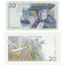 Швеція / Sweden 20 kronor 1991 Pick 61а UNC