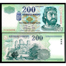 Угорщина / Hungary 200 Forint 2003 Pick 187с UNC