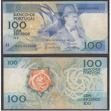 Португалія Portugal 100 escudos 1987 P 179b UNC