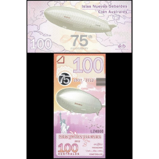 New Jason Islands Нью Джейсон остр. - 100 Australes 2012 UNC