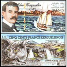 Kerguelen Кергелен - 500 Francs 15.03. 2011 UNC