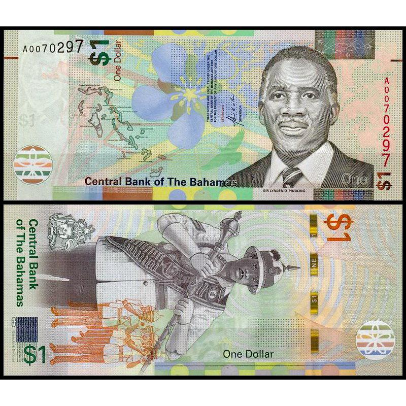 Багами / Bahamas 1 dollar 2017 Pick NEW UNC