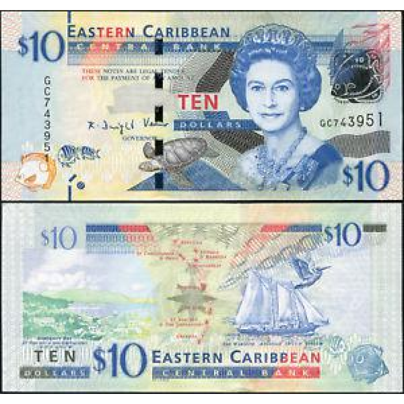 Східні Кариби / East Caribbean 10 dollars (2015) Pick UNC Східні Кариби / East Caribbean 10 dollars (2015) Pick UNC