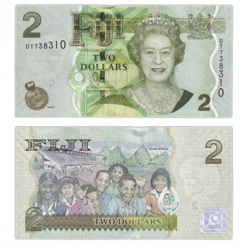 Фіджі / Fiji Islands 2 Dollars 2012 UNC