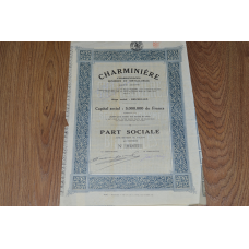 Акція. CHARMINIERE. 1923 рік №04,677 (73)