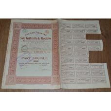 Акція. Бельгія . 1929 рік №29583 (95)