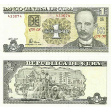 Куба/Cuba 1 Peso 2016 UNC