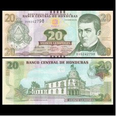 Гондурас / Honduras 20 lempiras 2012 (2016) UNC