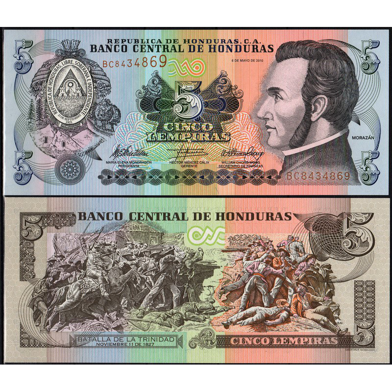 Гондурас / Honduras 5 lempiras 2010 P 91c UNC