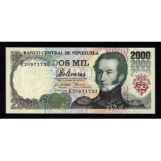 Venezuela Венесуела - 2000 Bolivares UNC