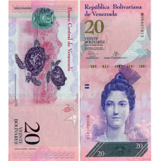 Венесуела / Venezuela 20 bolivares 2013 UNC
