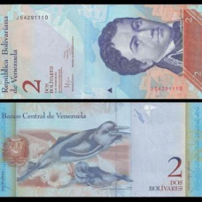 Venezuela Венесуела - 2 Bolivares 2012 UNC