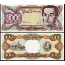 Венесуела 100 Bolivares 1992р. UNC