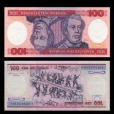 Бразилія / Brasil 100 Cruzeiros Pick 198b 1984 UNC