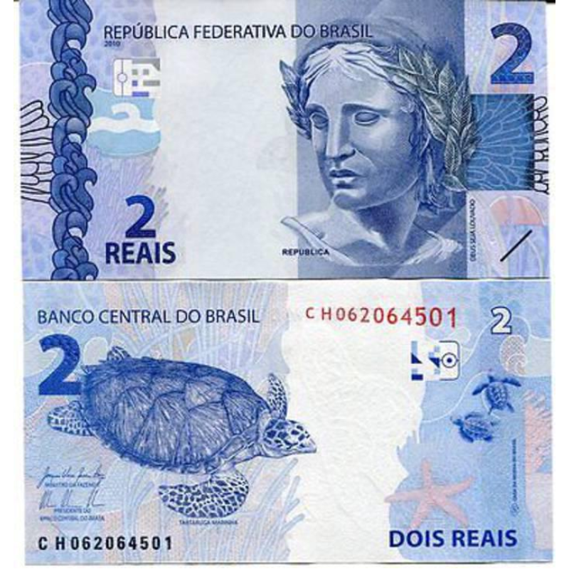 Бразилия/Brazil 2 Reais 2010 UNC