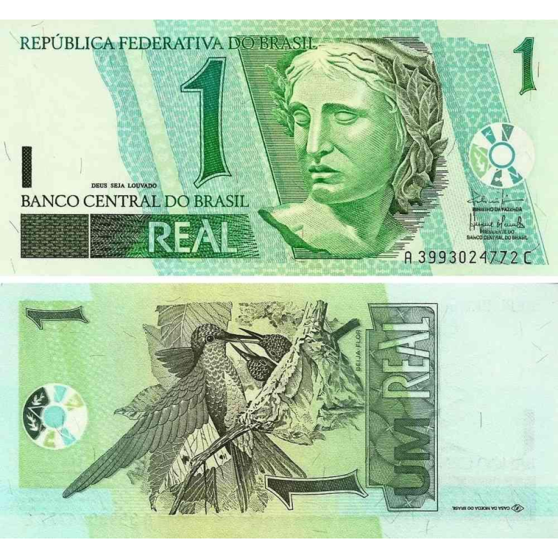 Бразилія / Brasil 1 real 2003 - Pick 251 UNC Бразилія / Brasil 1 real 2003 - Pick 251 UNC