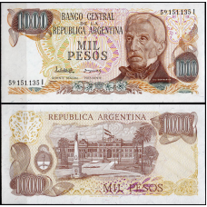 Argentina Аргентина - 1000 Pesos 1976 - 1983 UNC