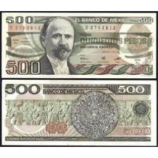 Мексика / Mexico 500 Pesos 1984 Pick 79b UNC