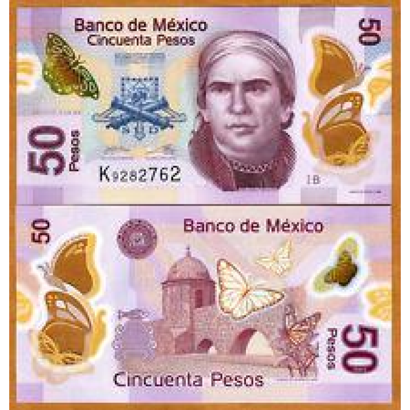 Мексика / Mexico 50 pesos 2014 UNC