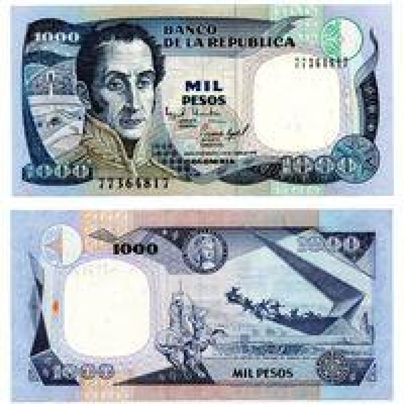 Колумбія - 1000 Pesos 1995р UNC Колумбія - 1000 Pesos 1995р UNC
