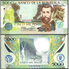 Колумбія / Colombia 5000 pesos 2012 Pick 452 UNC