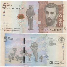 Колумбія / Colombia 5000 pesos 2016 Pick UNC