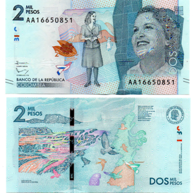 Колумбія / Colombia 2000 pesos 2016 Pick UNC Колумбія / Colombia 2000 pesos 2016 Pick UNC