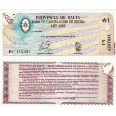 Argentina - 1 Austral 1987 UNC