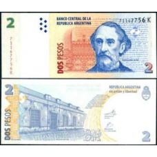 Аргентина / Argentina 2 Pesos (2010) Pick 352 UNC