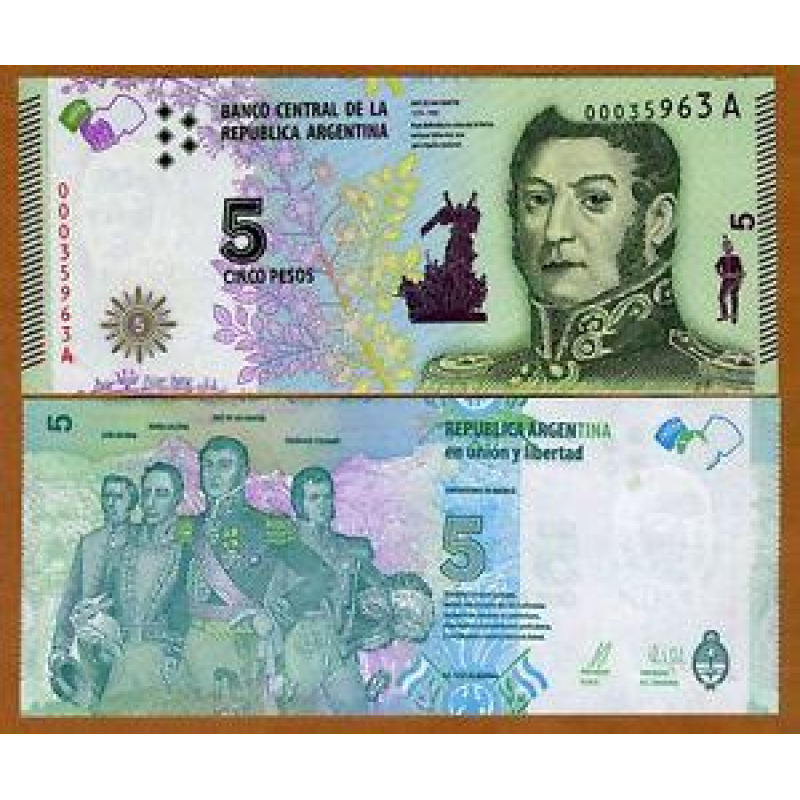 Аргентина / Argentina 5 Pesos (2015) Pick UNC Аргентина / Argentina 5 Pesos (2015) Pick UNC