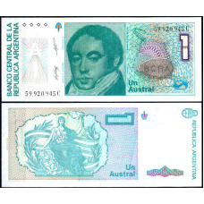 Аргентина / Argentina 1 Austral 1986 Pick 323b UNC
