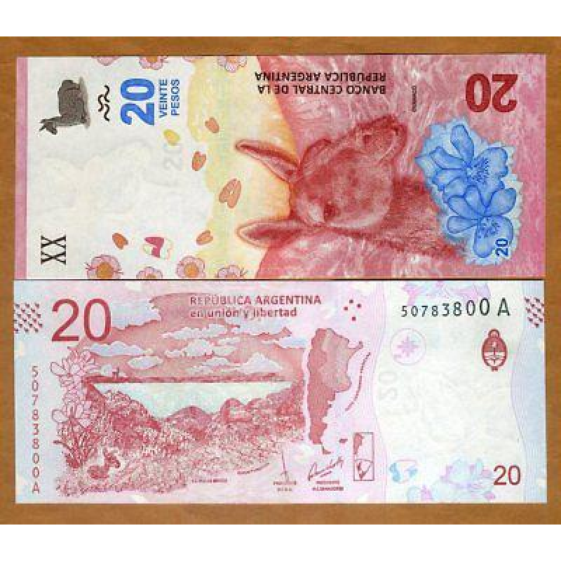 Аргентина / Argentina 20 Pesos (2017) Pick UNC Аргентина / Argentina 20 Pesos (2017) Pick UNC